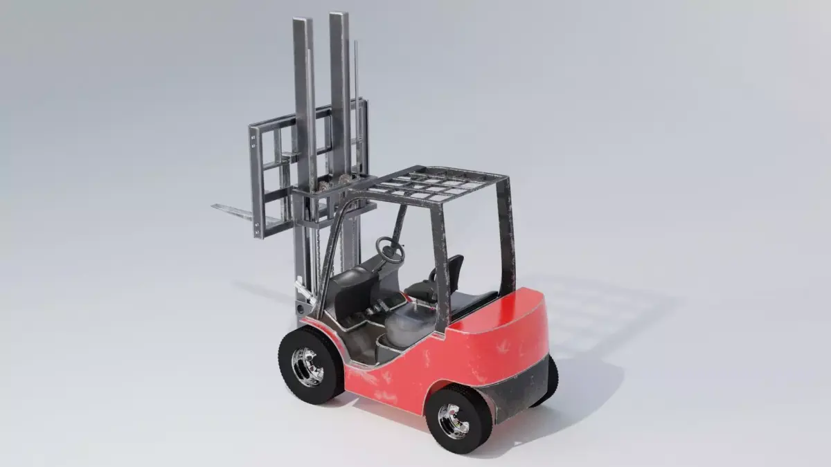 Clark S20 53 Forklift Truck 3D model