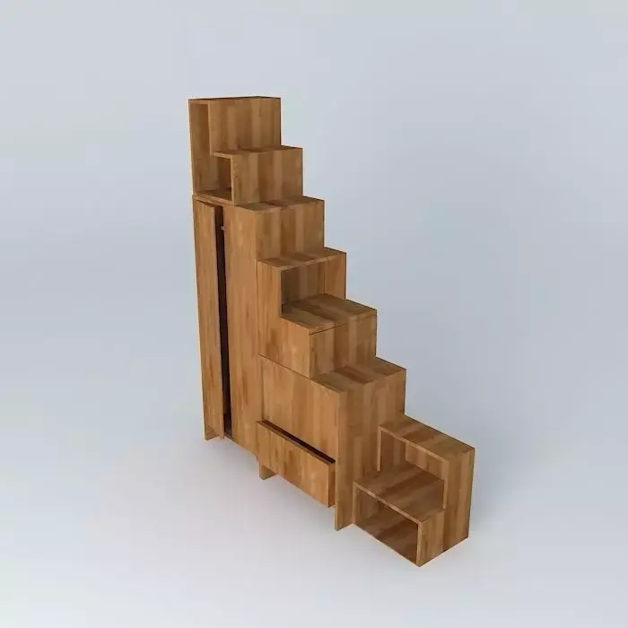 Step Tansu Free 3D model