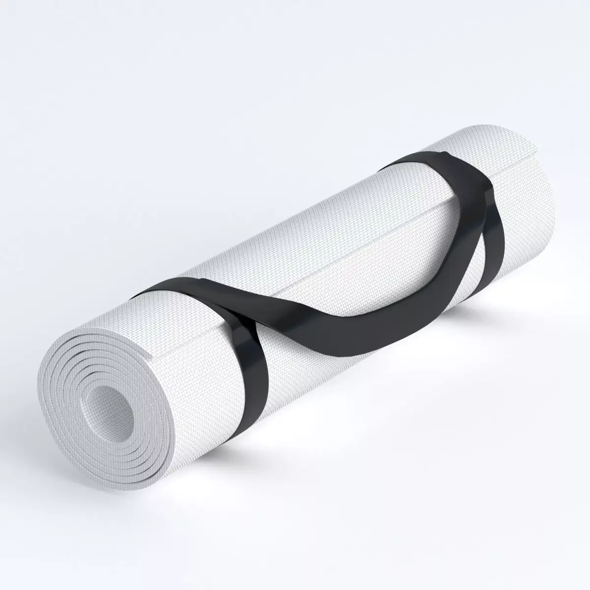 Yoga Mat White 3D model