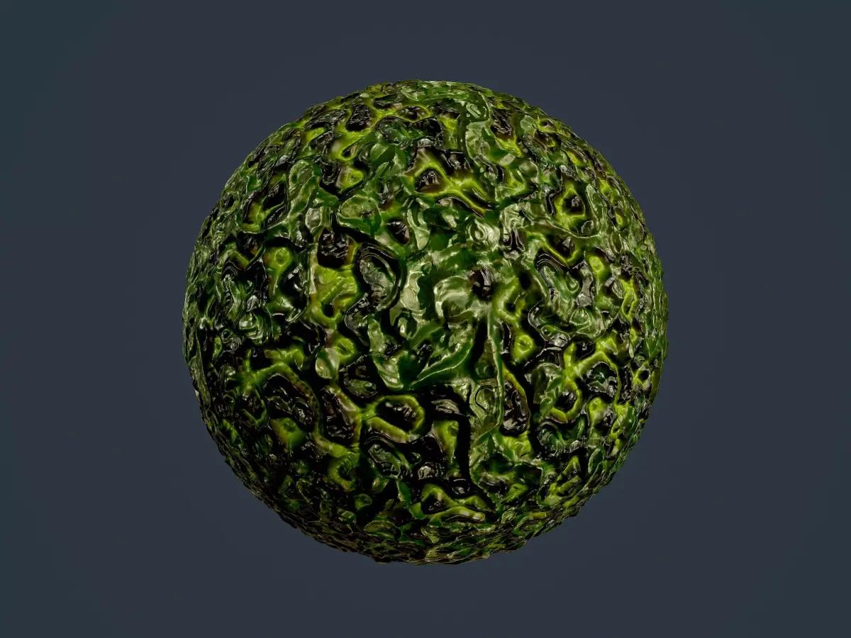 Sci-fi Alien Creature Environment Seamless PBR Texture 38 Texture