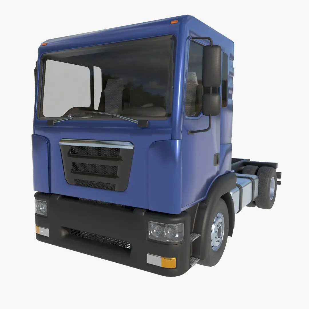 2-axle truck tractor 3D model purchase
