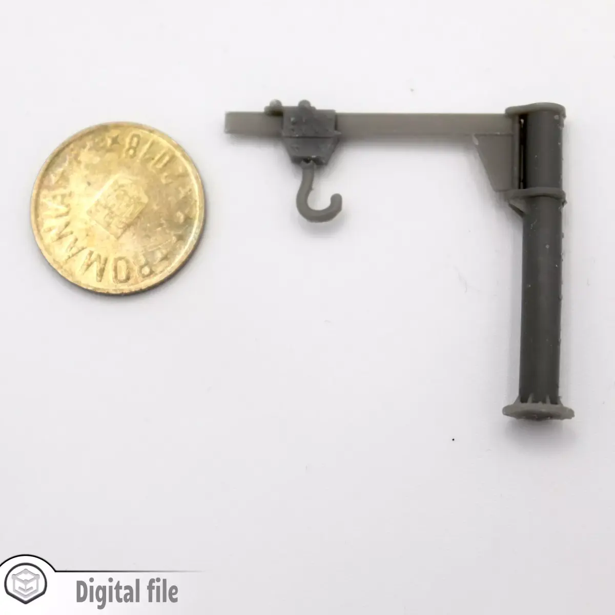 HO Manual jib crane train model  3D print model purchase