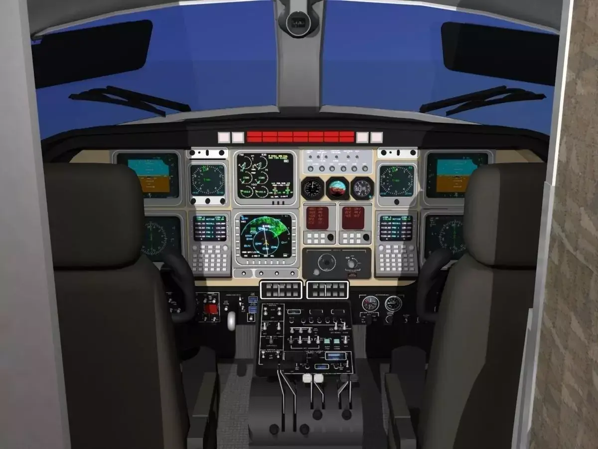 Beechcraft Starship 2000 T02 3D model