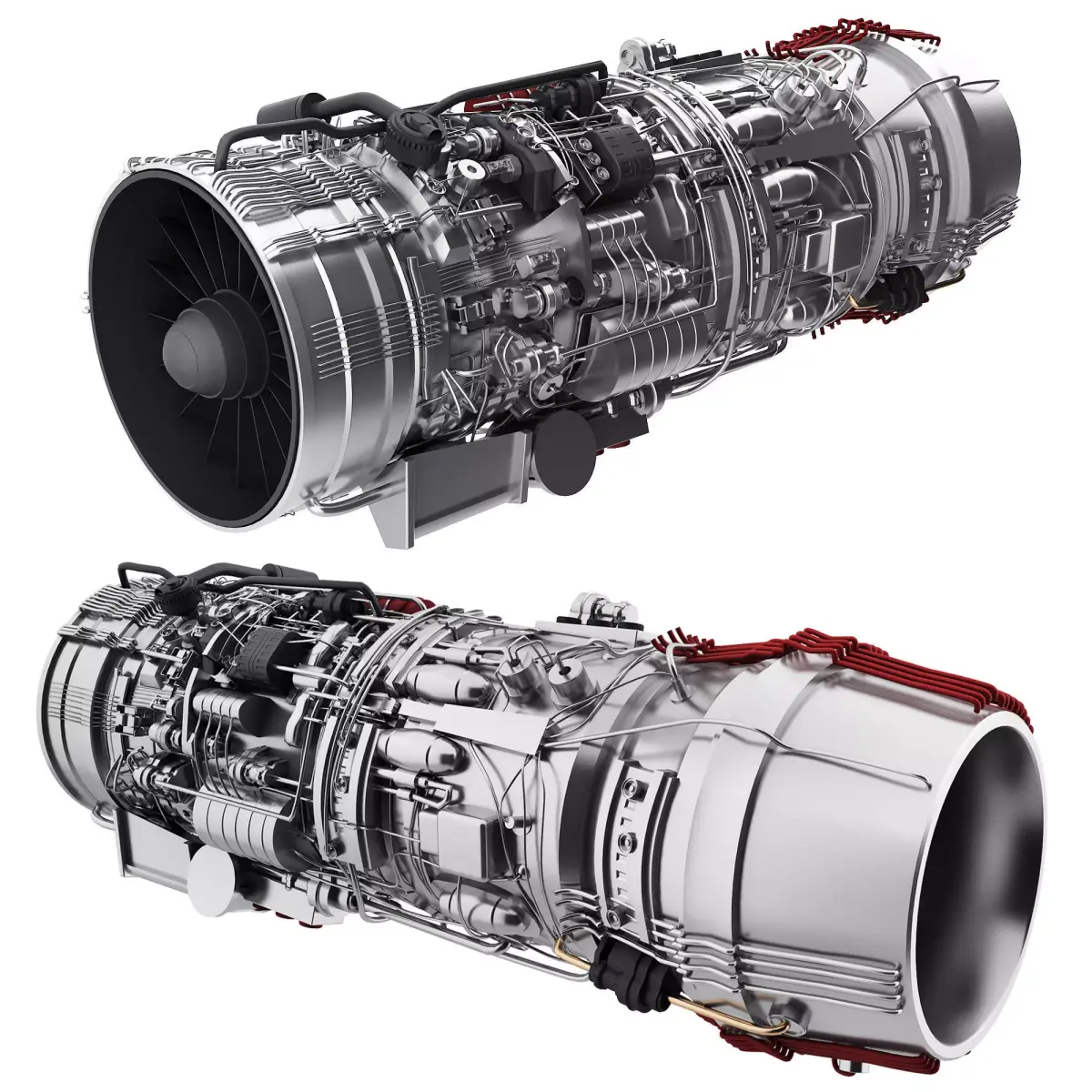 engine Low-poly 3D model