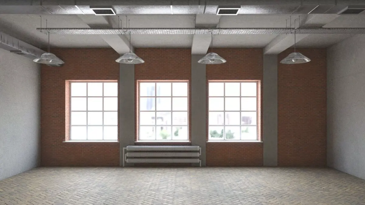 Loft Interior 3D model 4