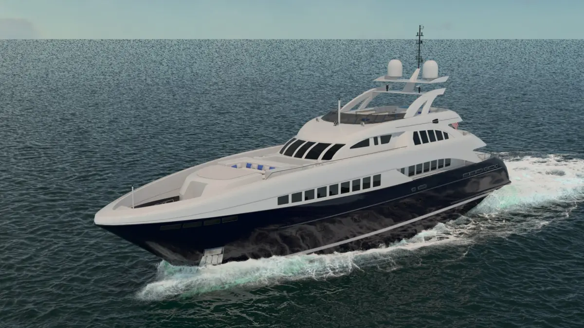 Willie Glory Luxury Yacht Dynamic Simulation 3D model