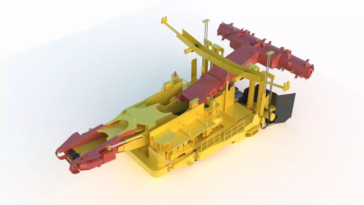 Anchor Digging Integrated Machine 3D model