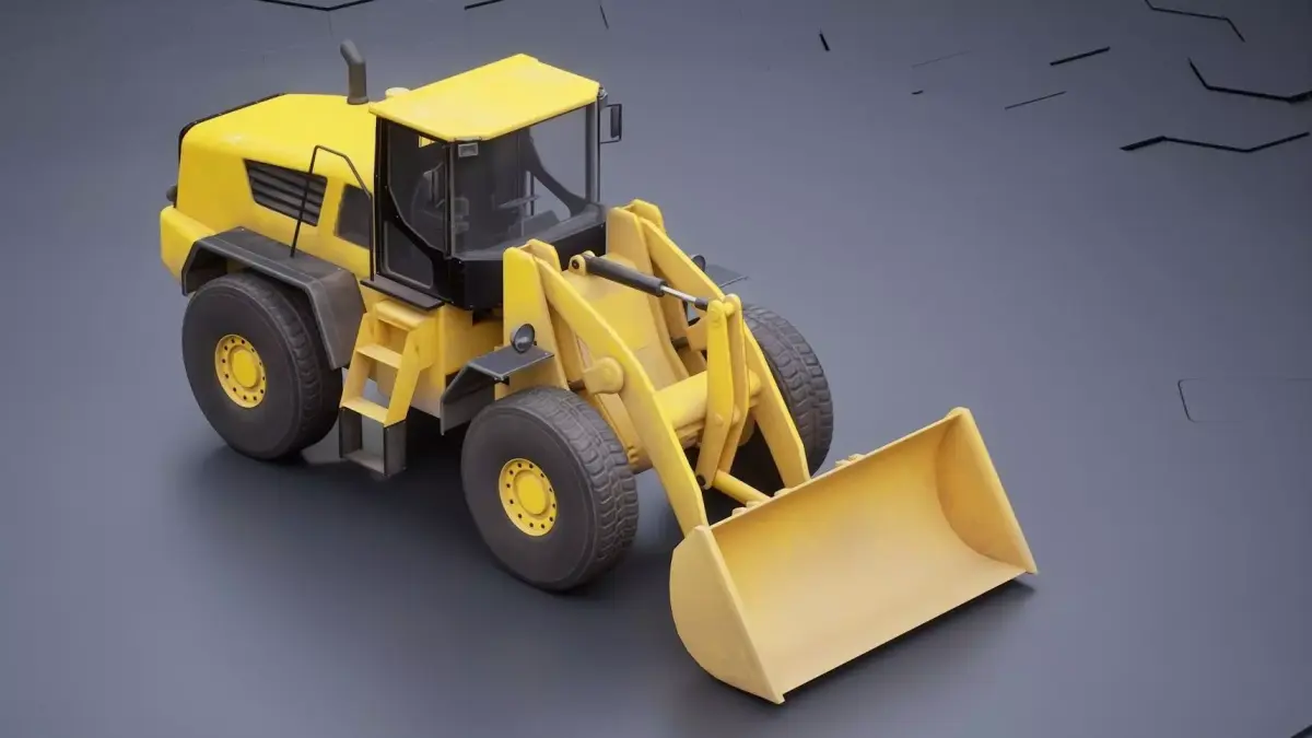 Wheel Loader 3D model