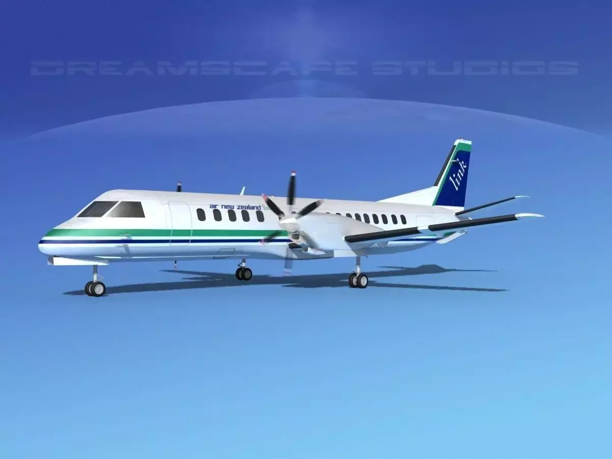 SAAB 2000 Air New Zealand Link 3D model