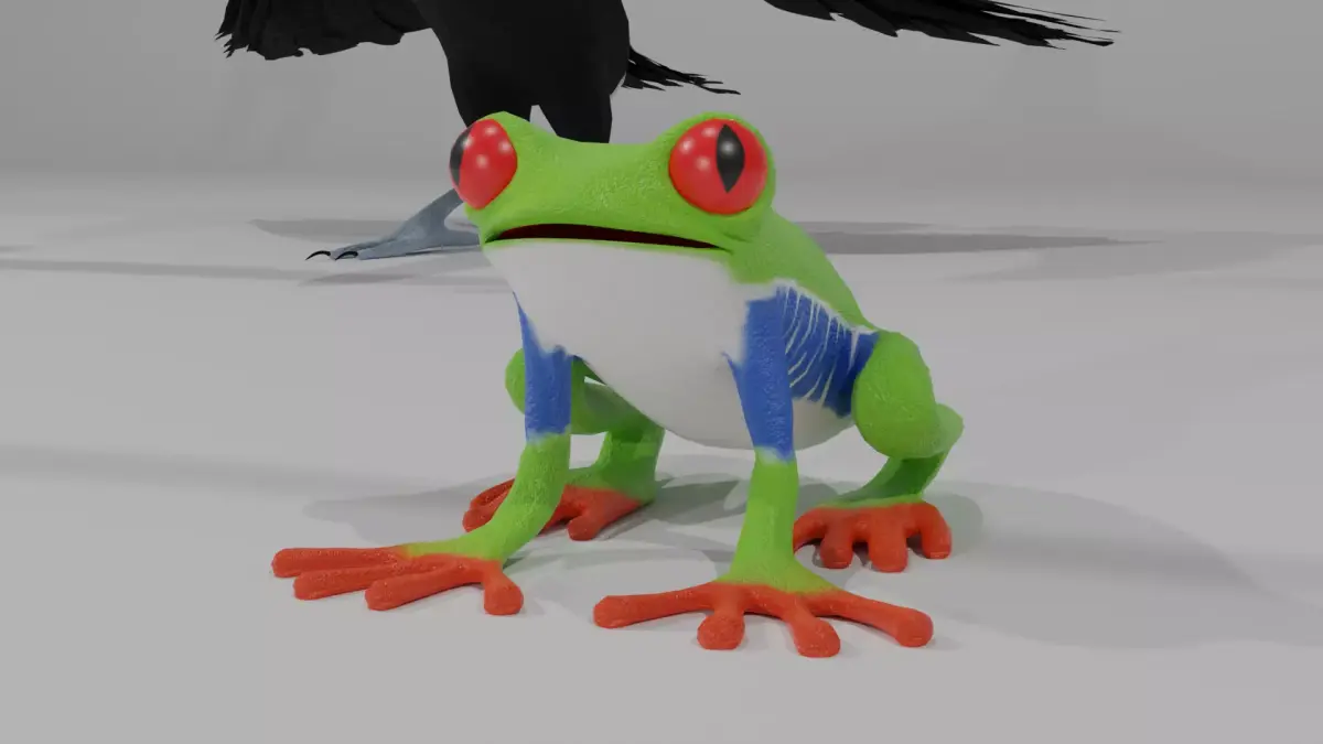 Rainforest Animals 3D model