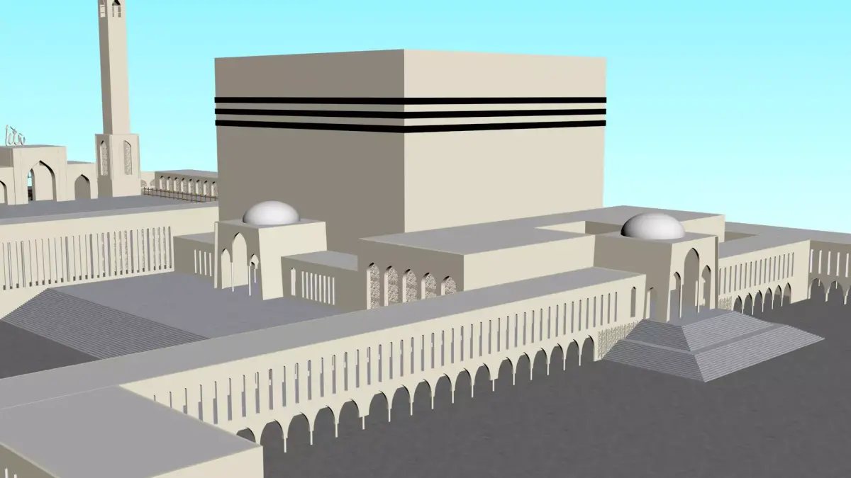 BAITUL MUKARRAM MOSQUE 3D model