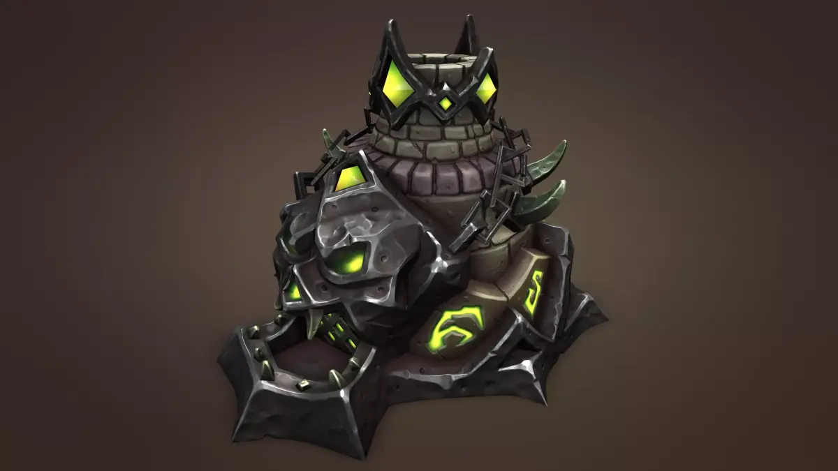 Undead forge Low-poly 3D model