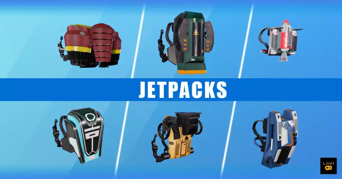 Advanced 3D Jetpack Pack - Unity3D Game Ready Low-poly 3D model