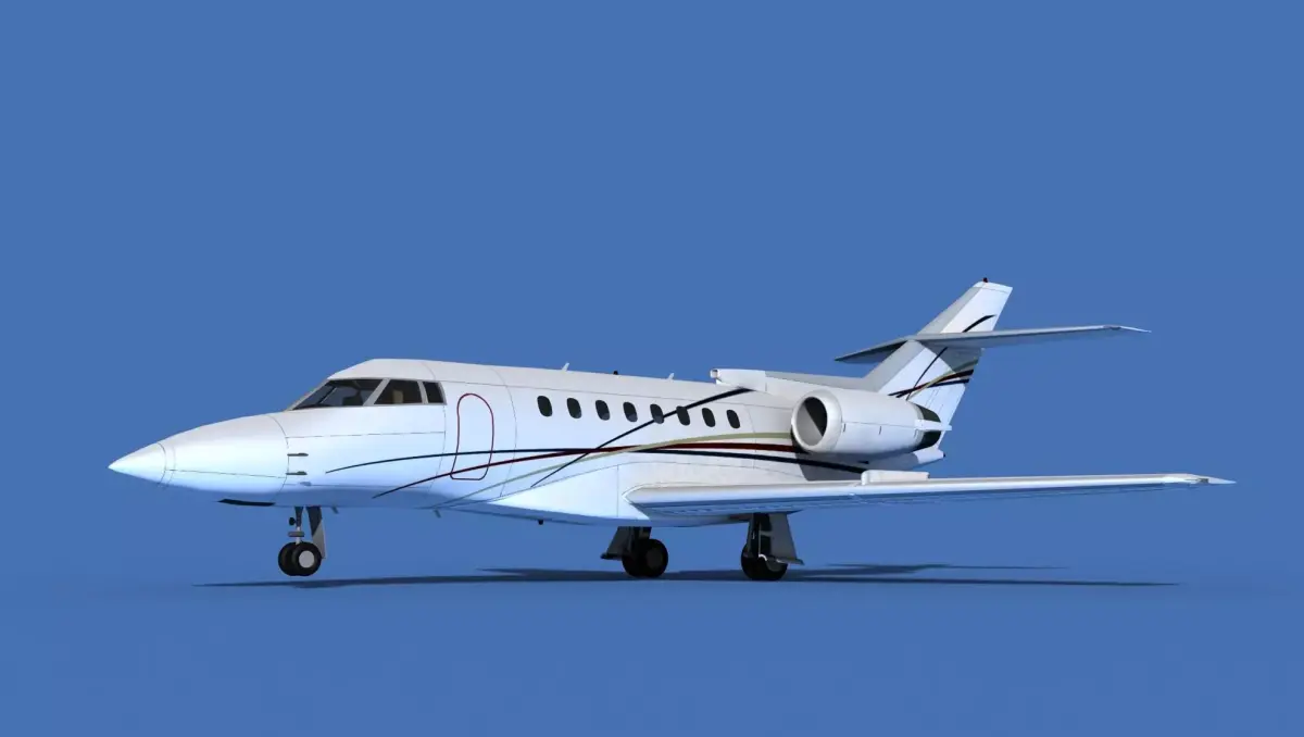 Hawker Siddley 1000 V14 3D model