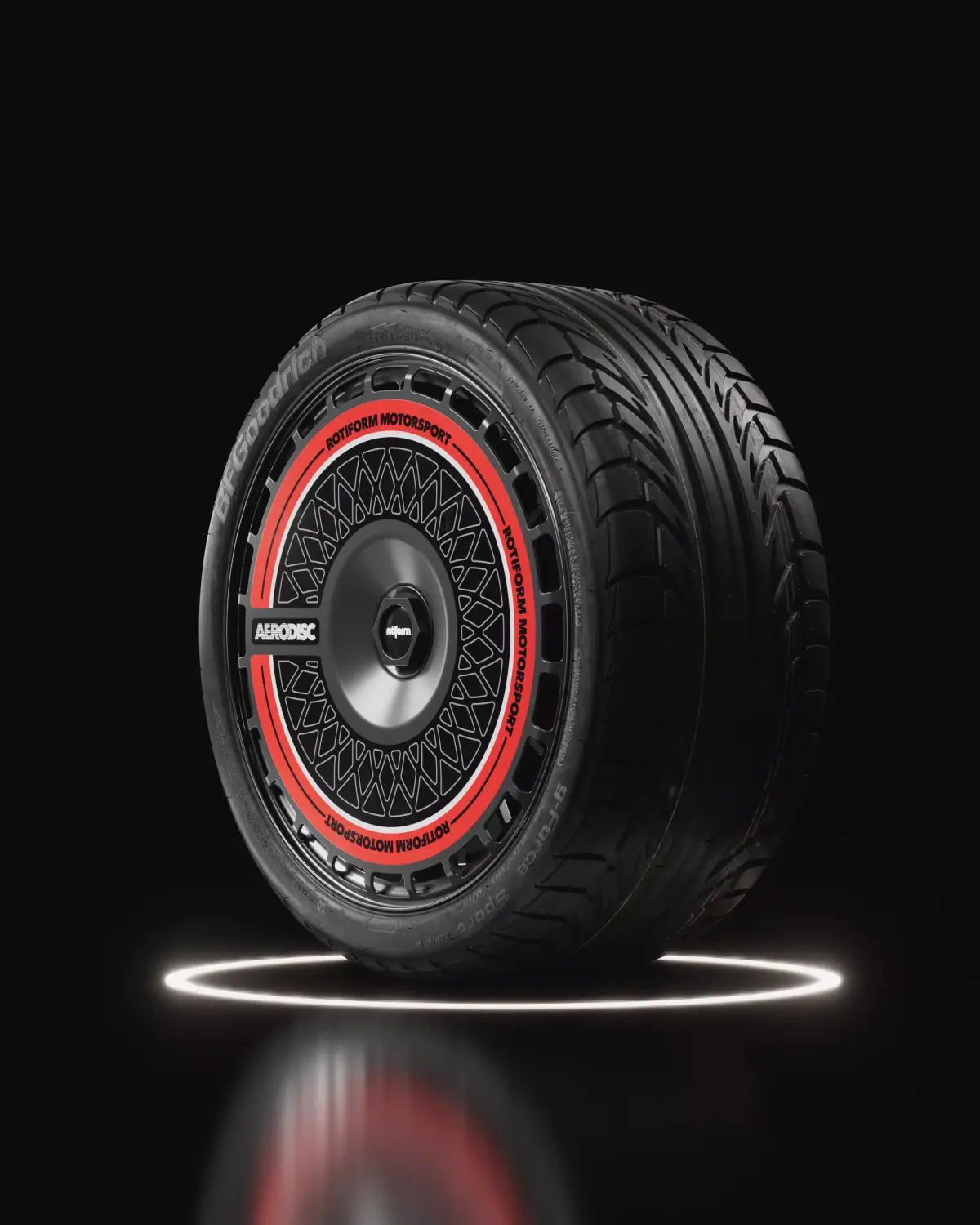 BF Goodrich g-Force Sport COMP-2 Tire Real World Details 3D model