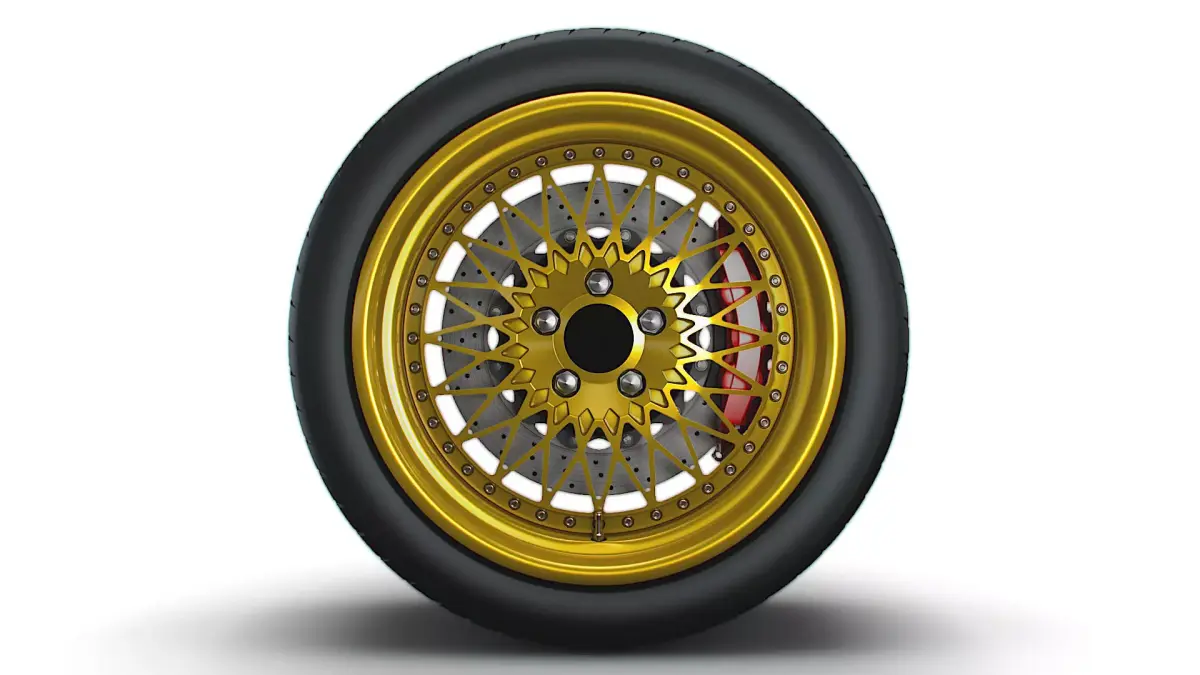 Forgeline Heritage Series LS3 wheel 3D model