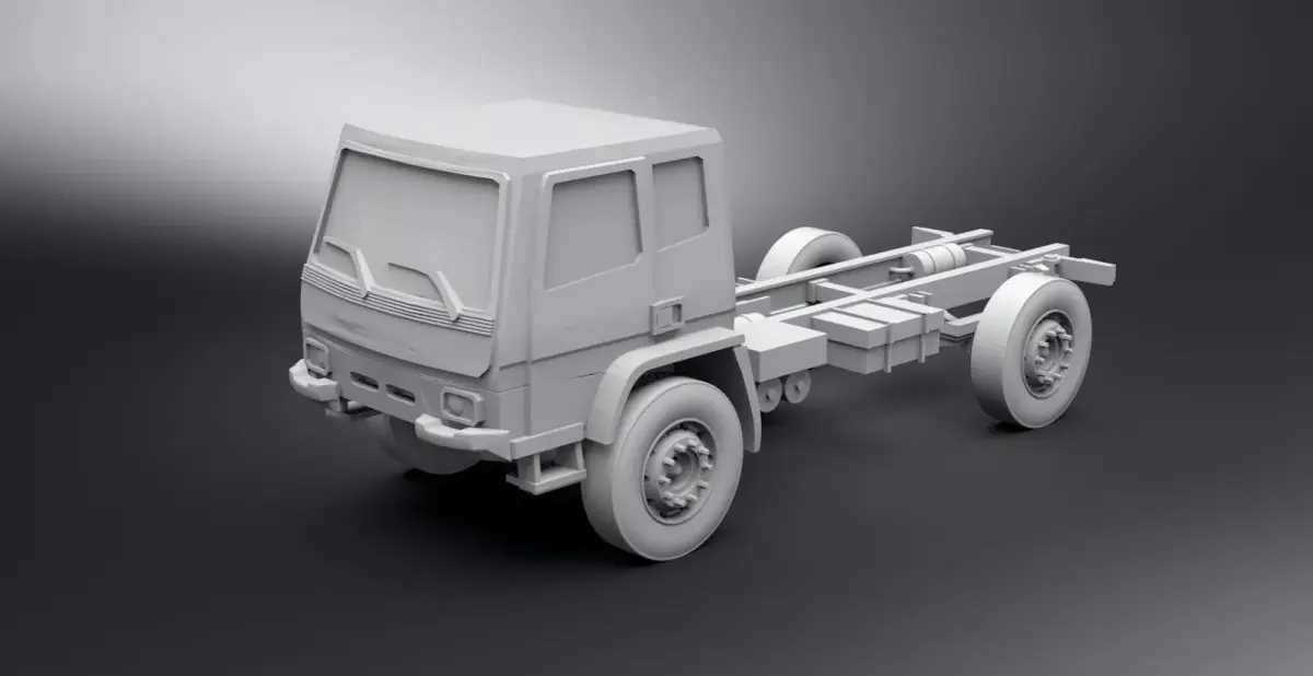 DAF T244 scale model 3D print model