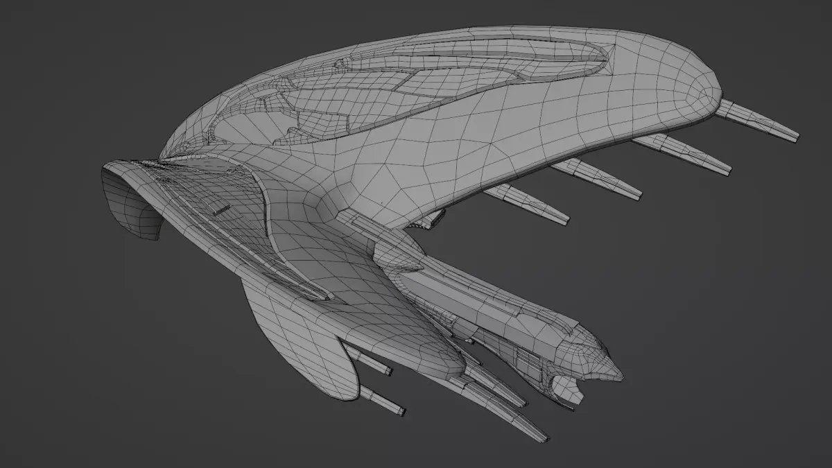Star Trek Praetor Flagship Low-poly 3D model