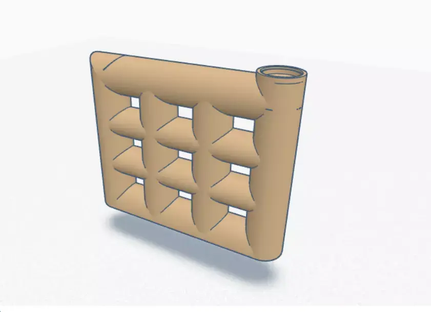 1000LT Slimline Water Tank 3D print model