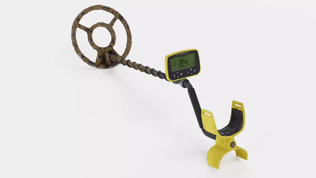 Metal Detector - Dirty and Used Professional Ground Scanner 3D model
