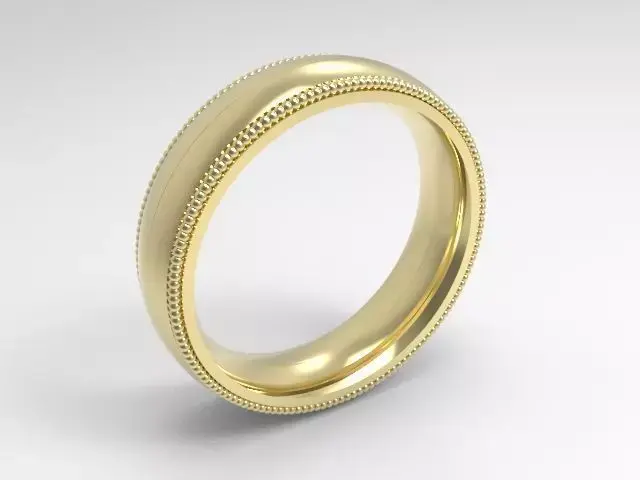woman solitaire ring 7 part r00128 3D print model