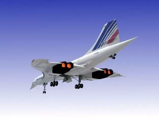 Concorde pepsi jet 3D model