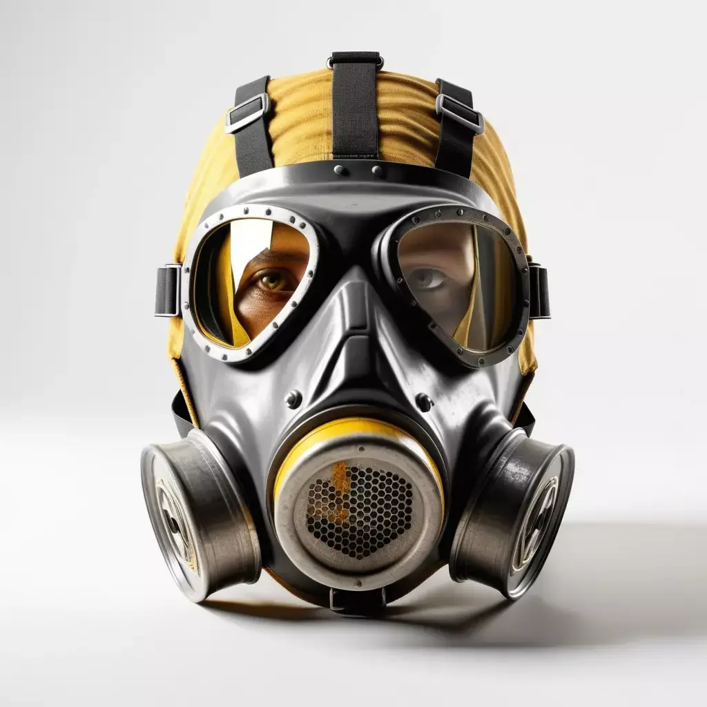 Realistic Industrial Gas Mask 3D Model 3D model