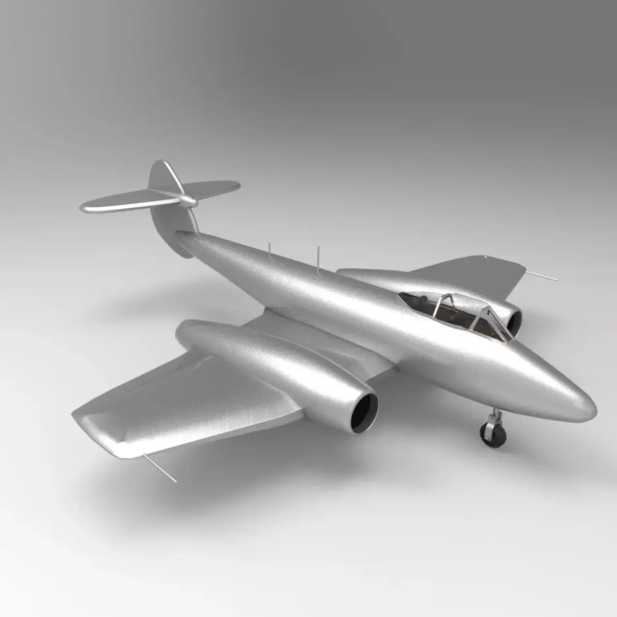 gloster meteor clasic  3D model