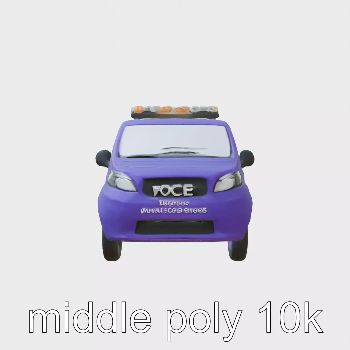 Environmental Protection Vehicle 3D Model Low-poly 3D model