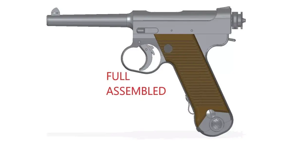 Nambu Type 14 3D model