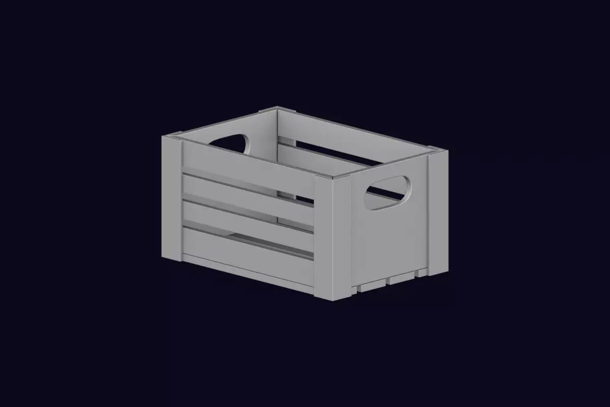 Crate Container 3D model