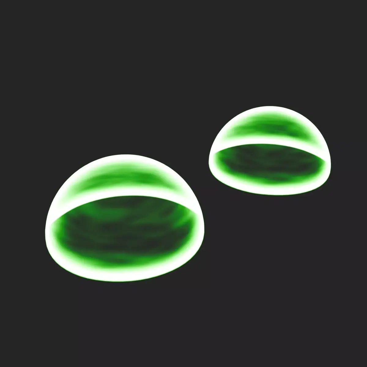 Animated Glowing Slime Orb Blender 3D VFX Asset Free low-poly 3D model