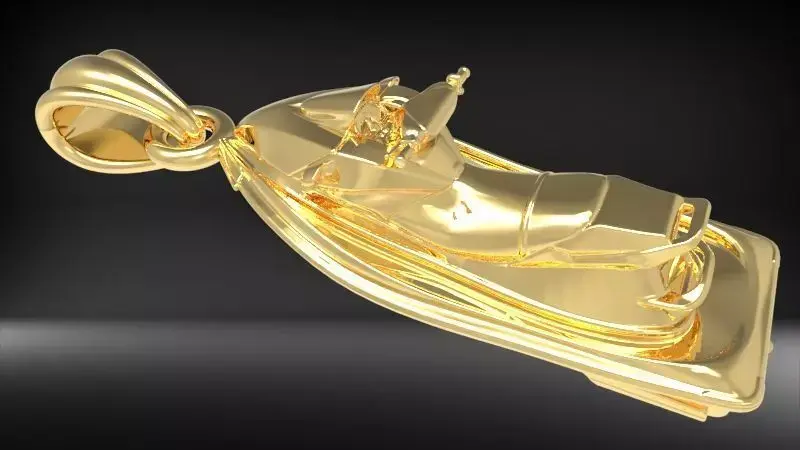 Jetski Pendant 3D print model