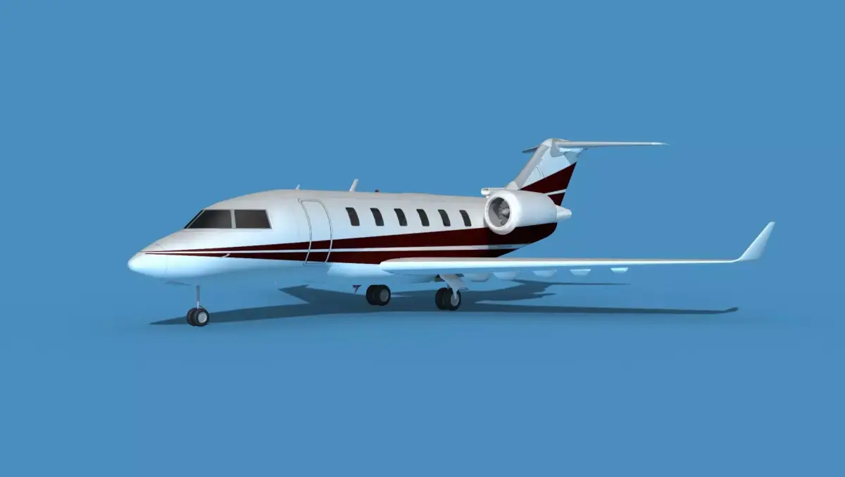 Bombardier CL604 Challenger V07 3D model