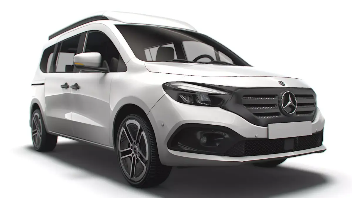 Mercedes Benz EQT Marco Polo 2023 3D model