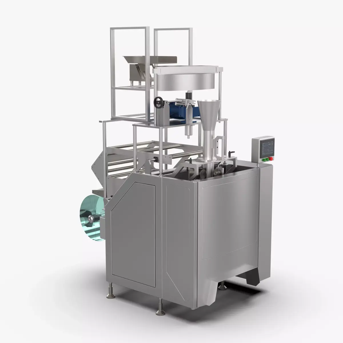 Vertical Fill Seal Packaging Machine 3D model