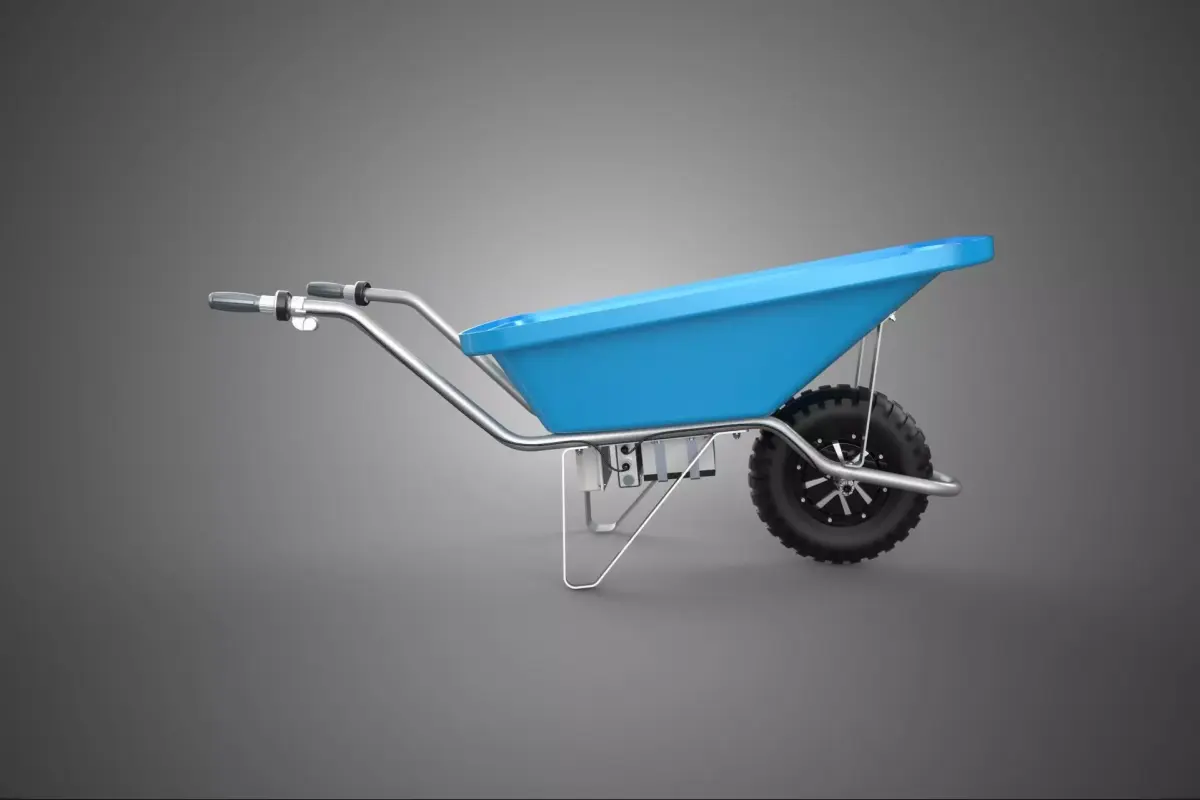 POWER ASSISTED RIM WHEEL HUB WHEELBARROW ENGINE BARROW ELECTRIC 3D model