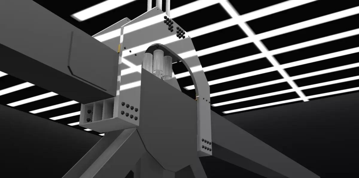 Suspension Bridge Cable-Deck Connection Free 3D model