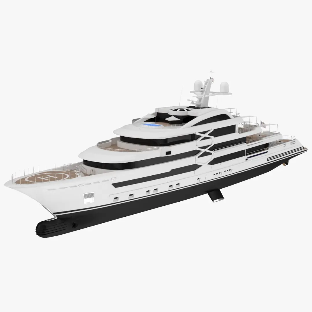 Ornela Superyacht Dynamic Simulation  purchase 3D model
