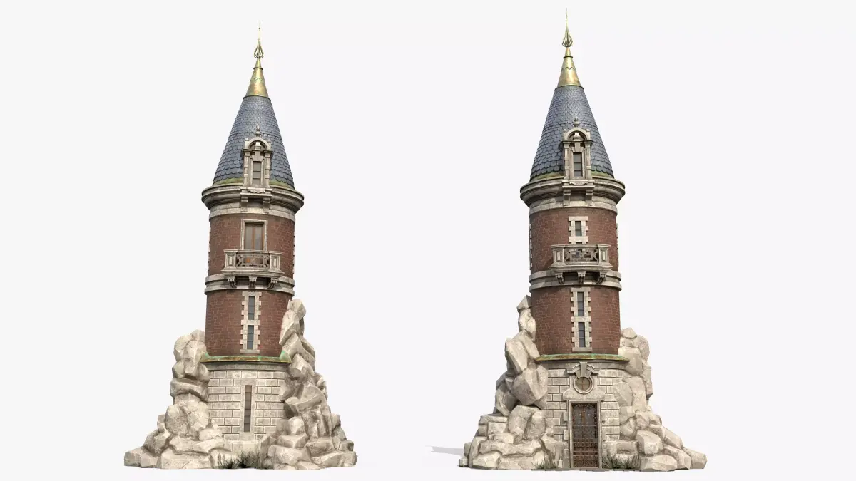 Tower Palace 3D model