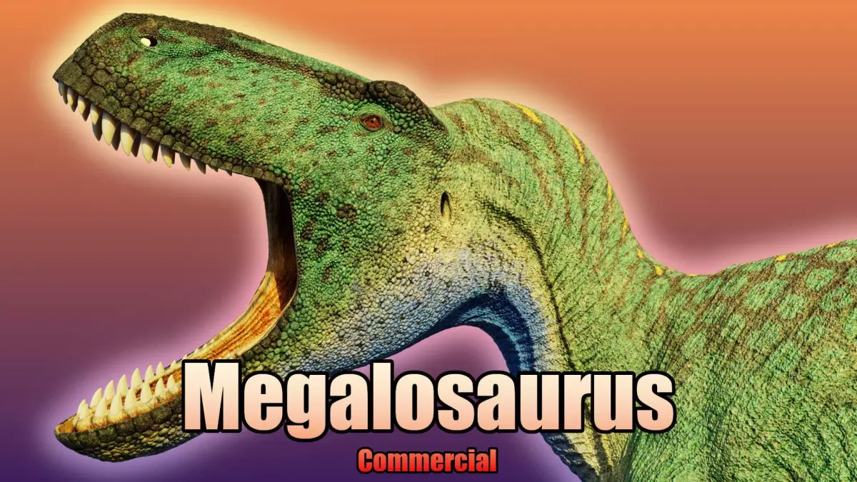 Megalosaurus Single Seat Commercial 3D model