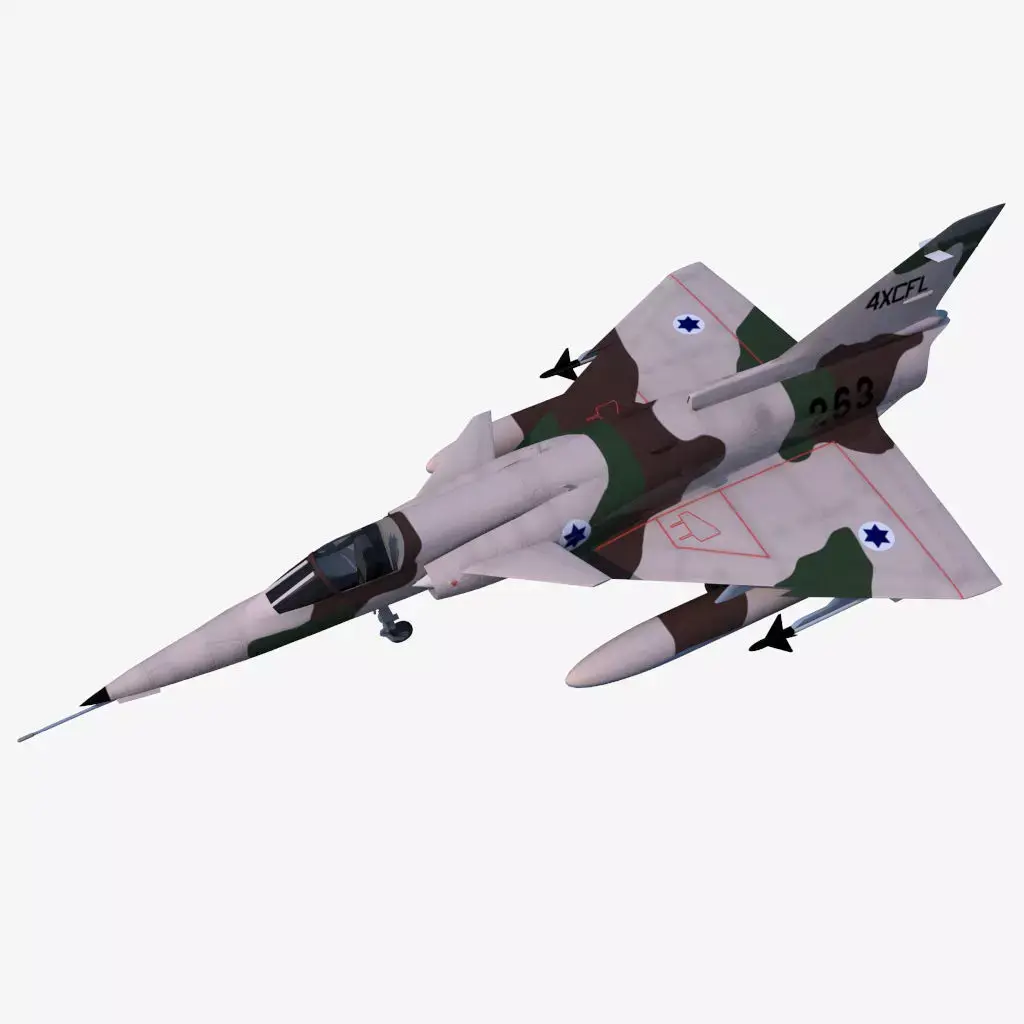 Kfir C2 Free low-poly 3D model