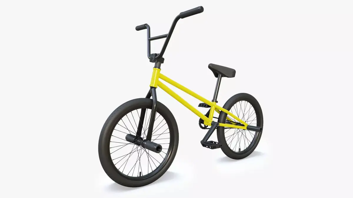Flatland BMX diamond frame 3D model
