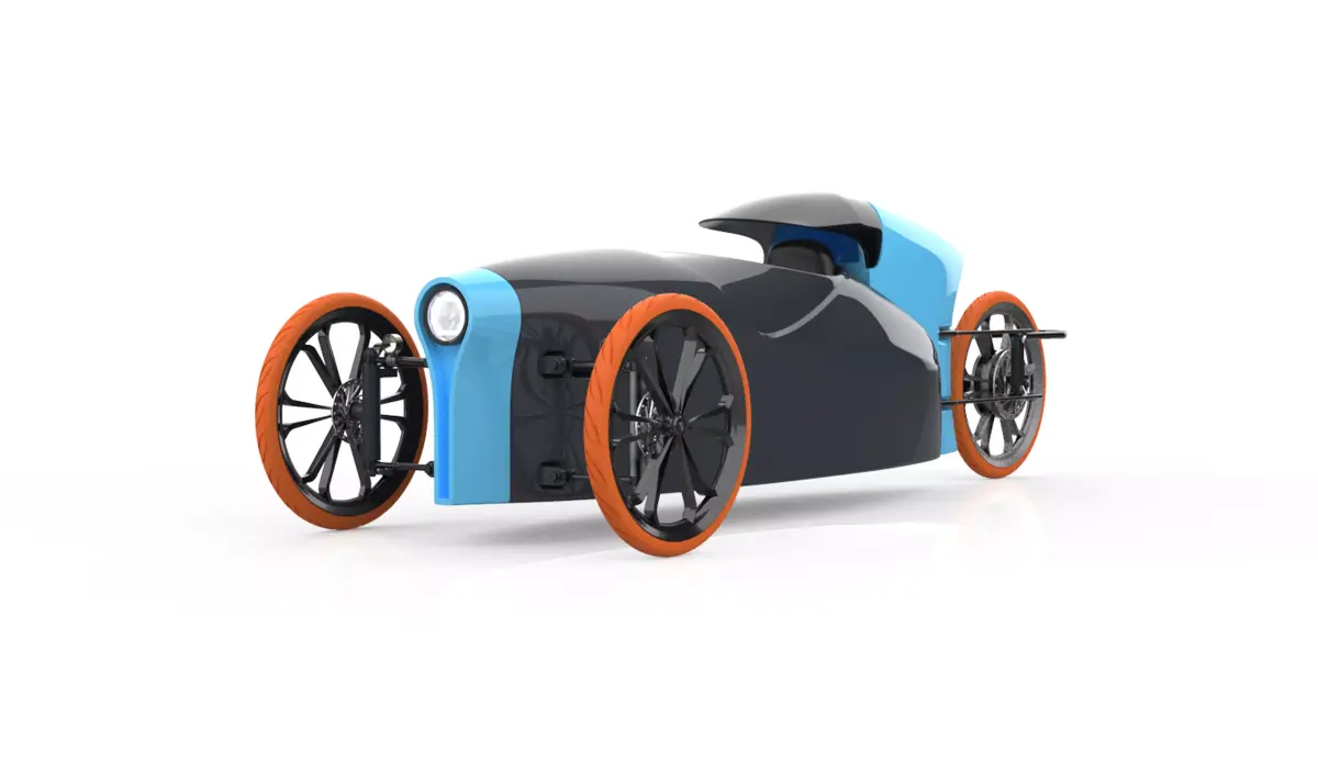 Northern Light Motors 428 Electric Vehicle 3D print model