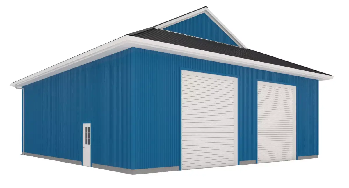 Garage-009 Low Poly 3D model