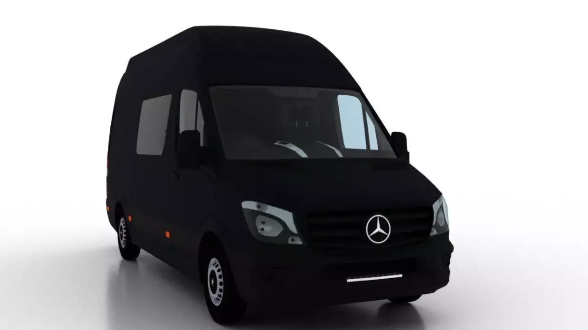 Mercedes Benz Sprinter L2H3 2015 Crew Van UK 3D model