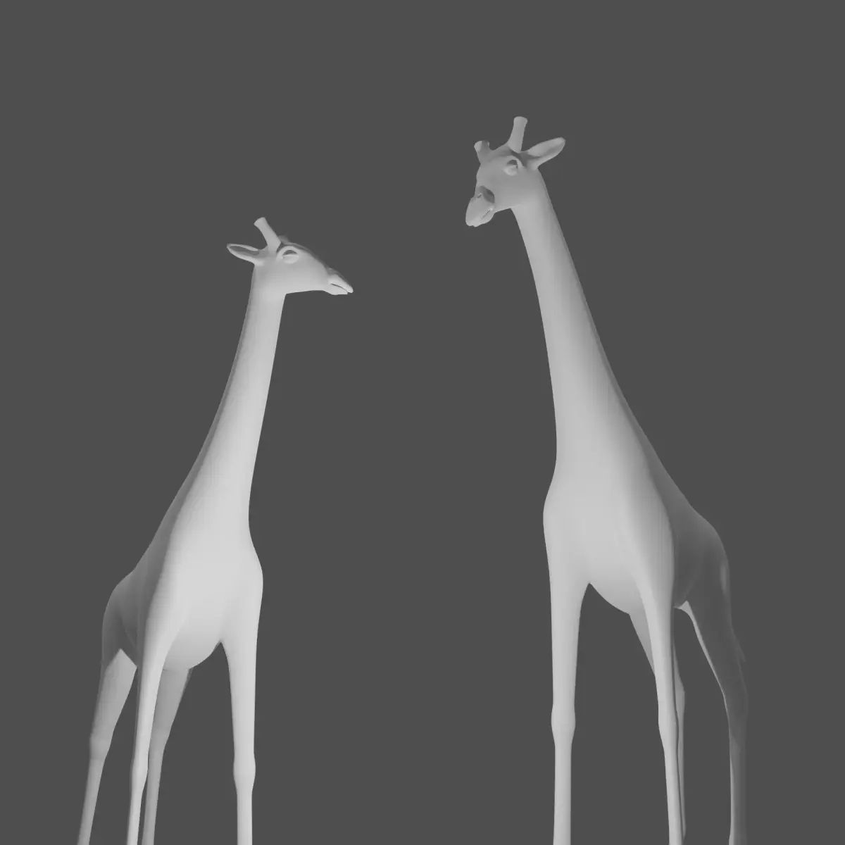 Giraffe Low-poly 3D model shop