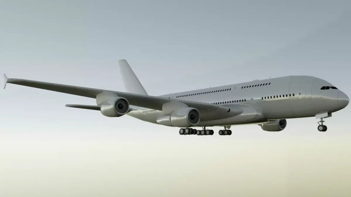 Airbus A380-800 3D model
