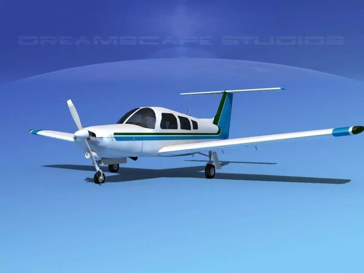 Piper Turbo Arrow III 3D model 5