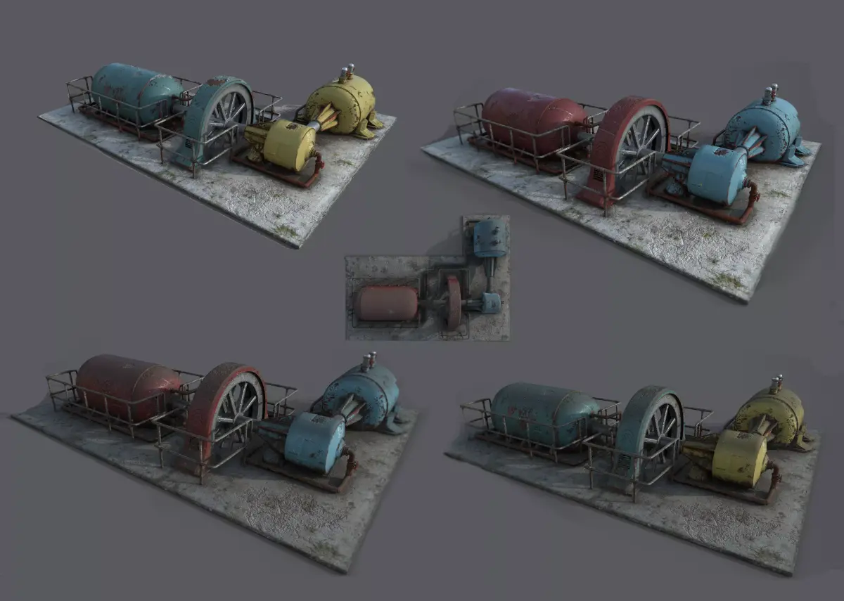Diesel generator Texture Pack